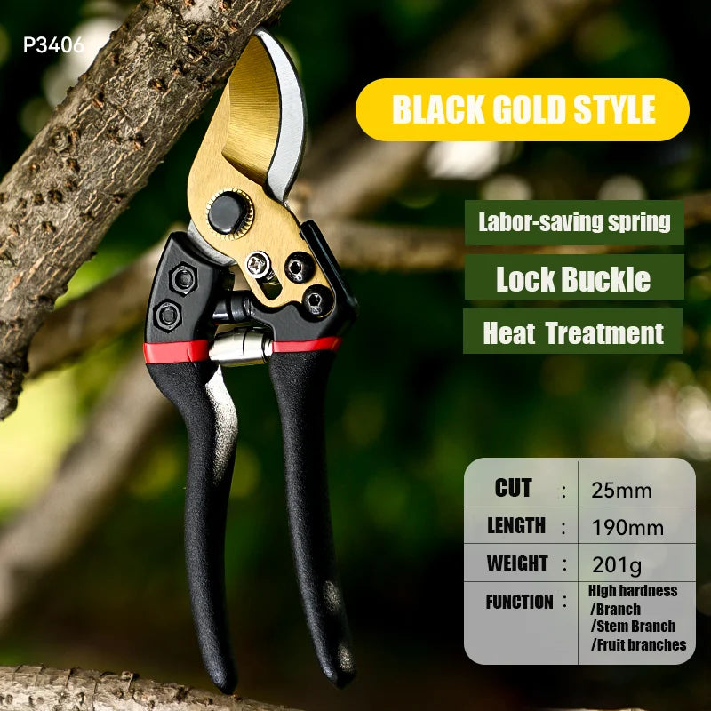 SK5 Steel Garden Hand Pruner – Orchard Tree Trimming Shears