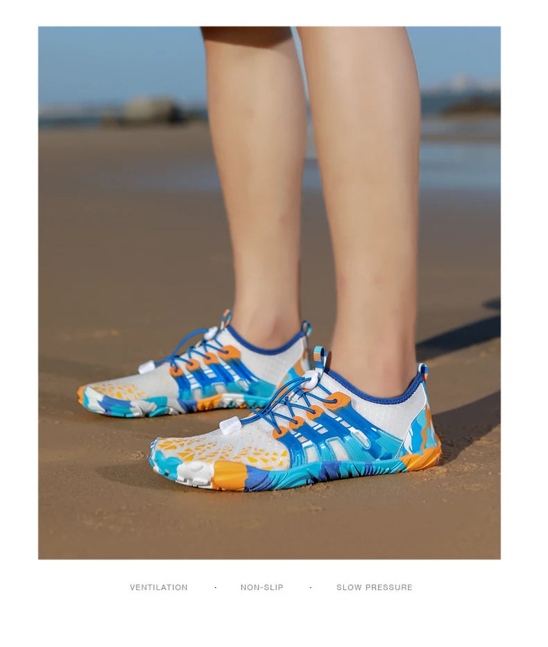 Five-Finger Aqua Shoes – Men & Women’s Water Sports & Hiking Shoes