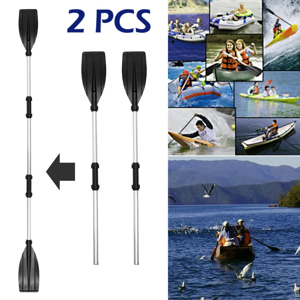 Adjustable Kayak Paddles – Heavy Duty Aluminum Alloy Oars (1 Pair)