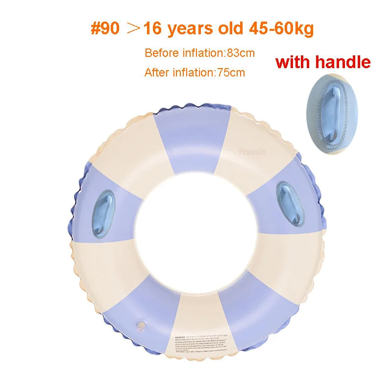 Rooxin Inflatable Pool Float – Swim Ring for Kids & Adults