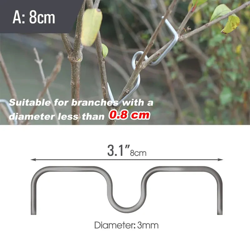 30/50PCS Reusable Branch Limb Spreaders – Fruit Tree & Vine Support (4 Sizes)