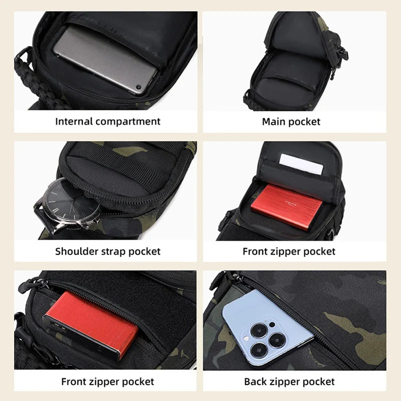 Men’s Tactical Chest Sling Bag