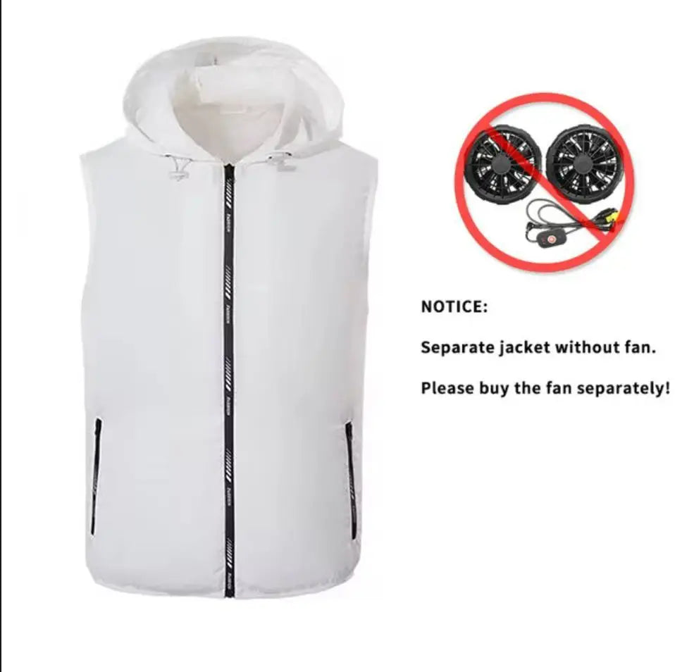 Cooling Fan Jacket – Ultralight Summer Outdoor Vest for Men & Women