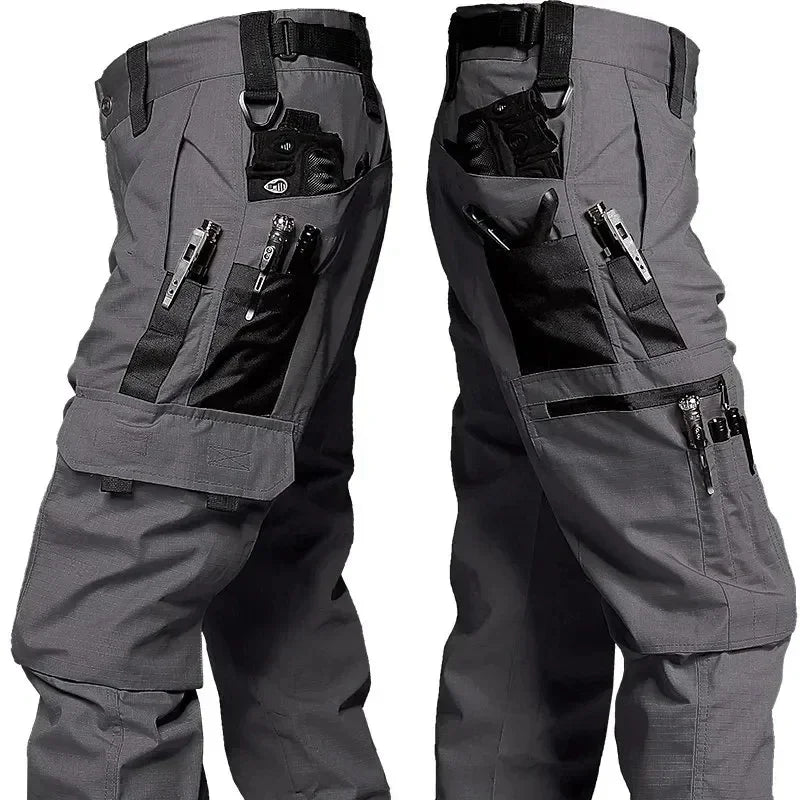 Men’s Tactical Work Pants – Waterproof Outdoor Cargo Trousers with Multi-Pockets