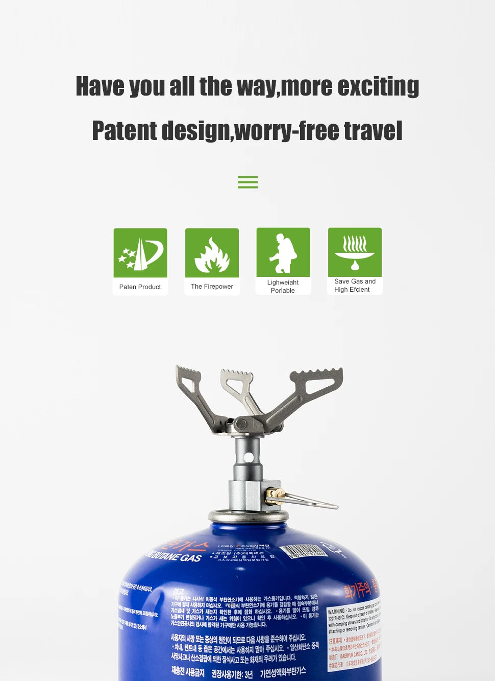 BRS Mini Titanium Camping Stove