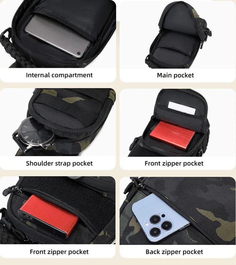 Men’s Tactical Chest Sling Bag