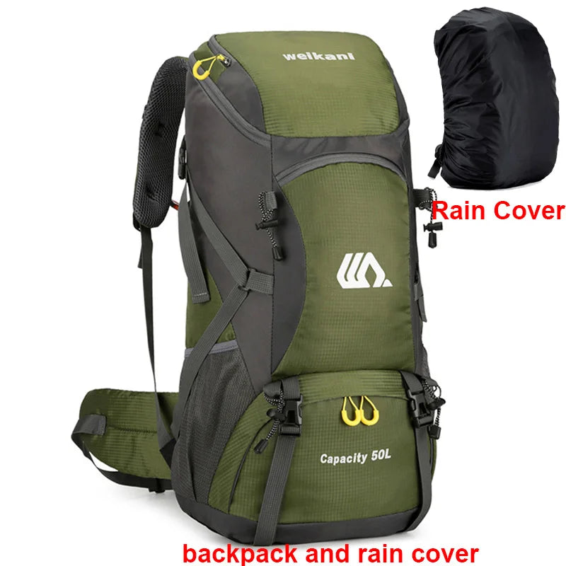 50L Waterproof Hiking Backpack
