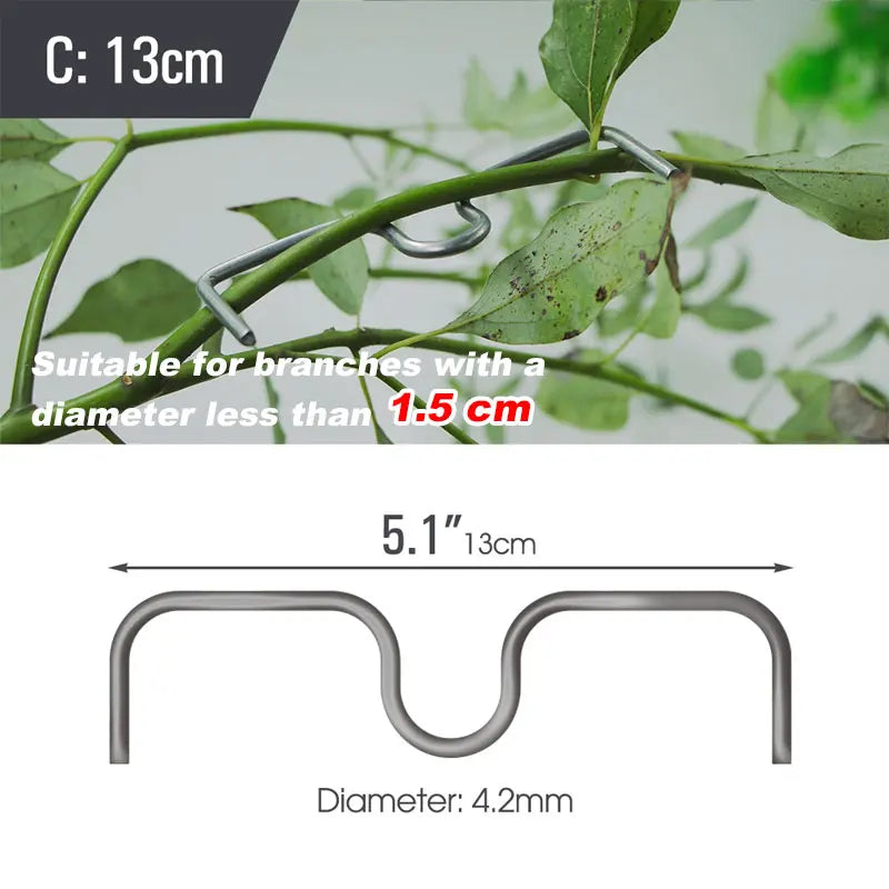 30/50PCS Reusable Branch Limb Spreaders – Fruit Tree & Vine Support (4 Sizes)