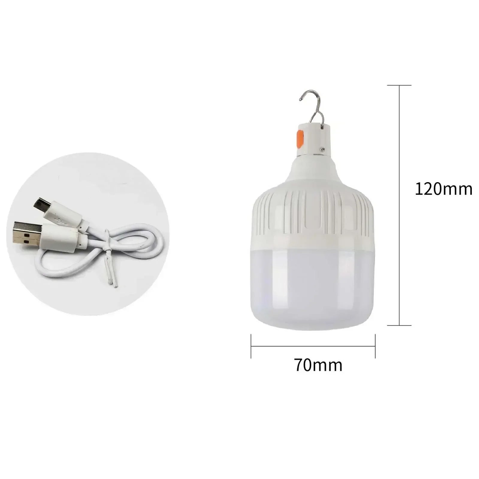 60W USB Rechargeable LED Lantern