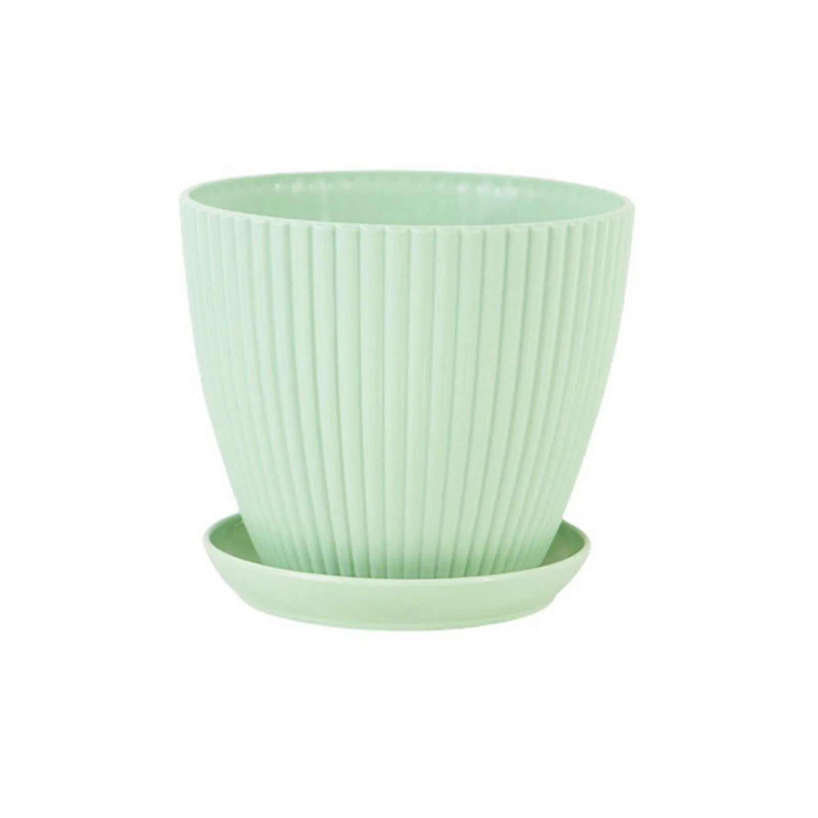 Round Succulent Flower Pot with Tray