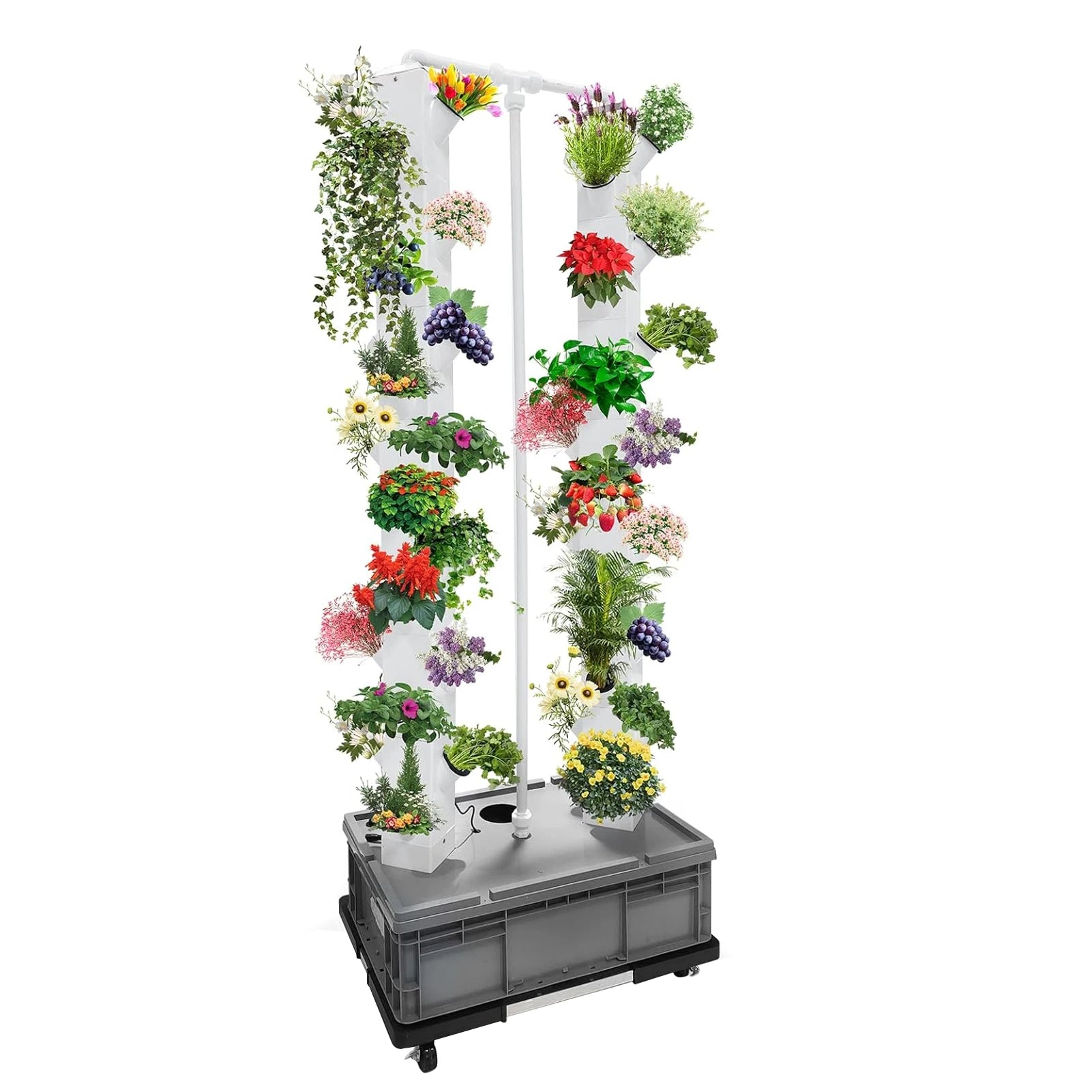 Vertical Hydroponic Garden Tower