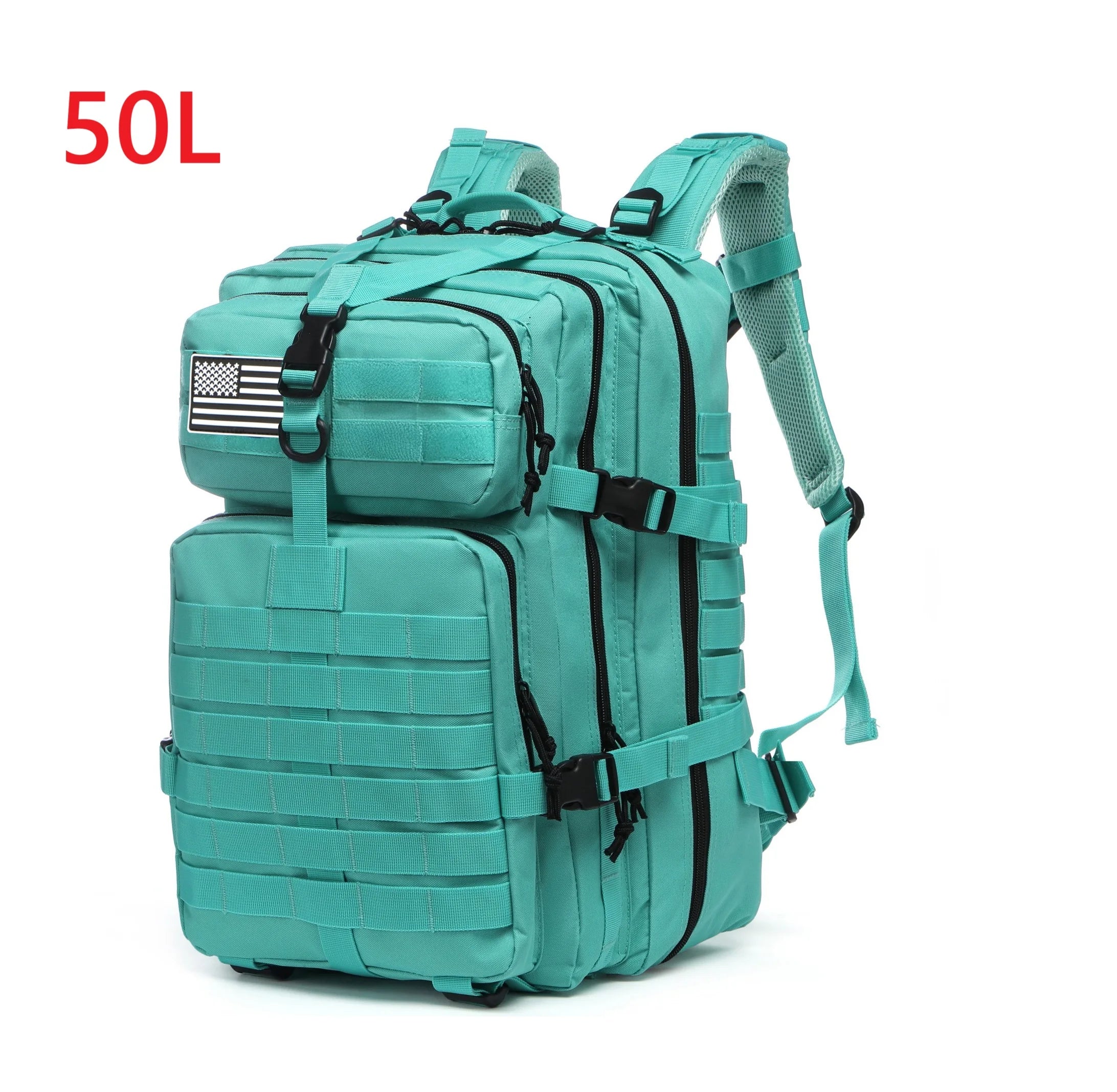 25L/50L Tactical Backpack – Waterproof Nylon Outdoor Hiking & Camping Rucksack