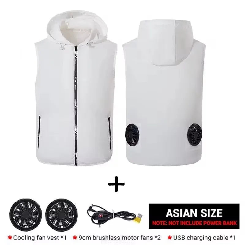 Cooling Fan Jacket – Ultralight Summer Outdoor Vest for Men & Women