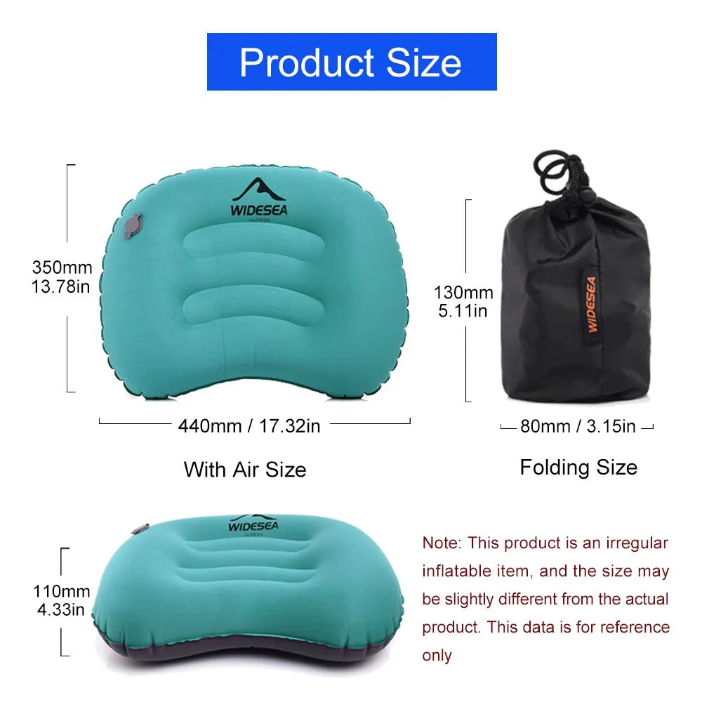 Portable Inflatable Camping Pillow
