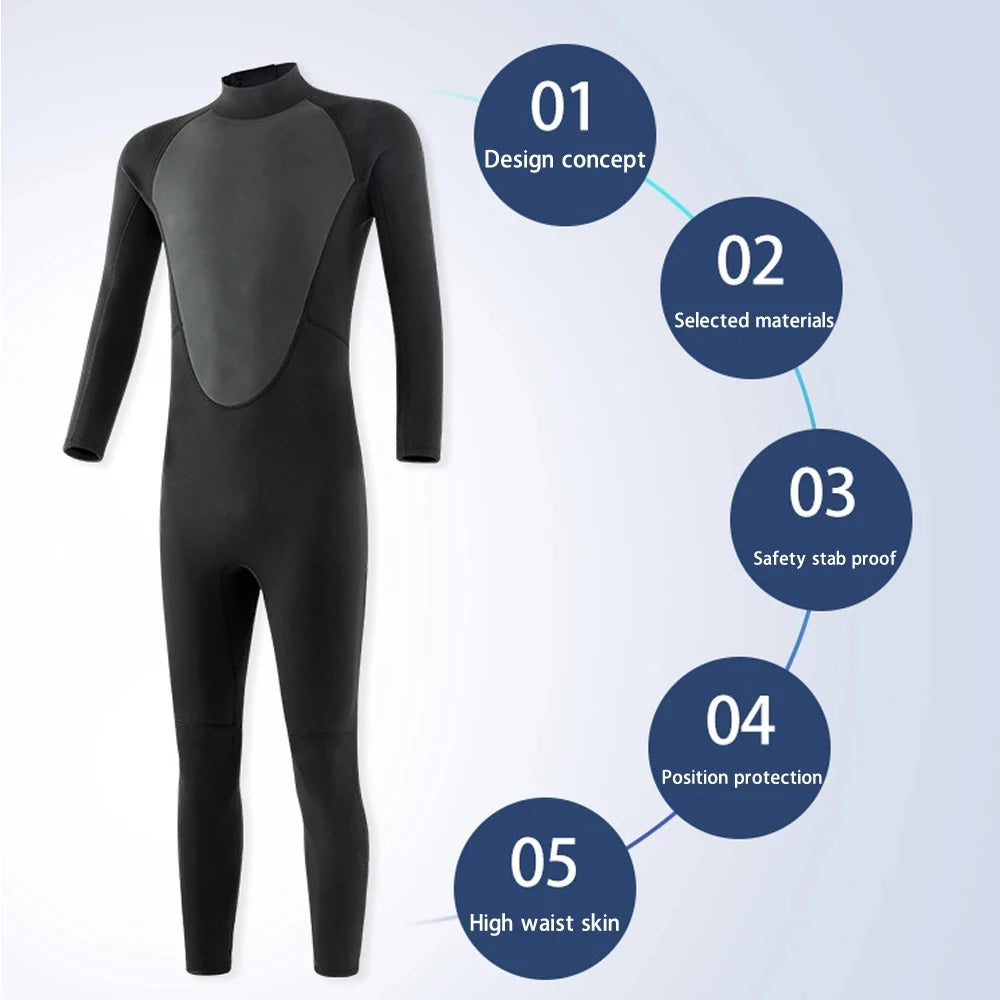Neoprene Wetsuit for Water Sports