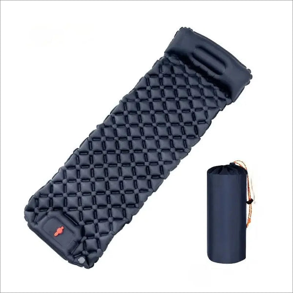 Camping Air Mattress with Built-in Pump - Ultralight Inflatable Sleeping Pad for Hiking Backpacking Travel Comfort