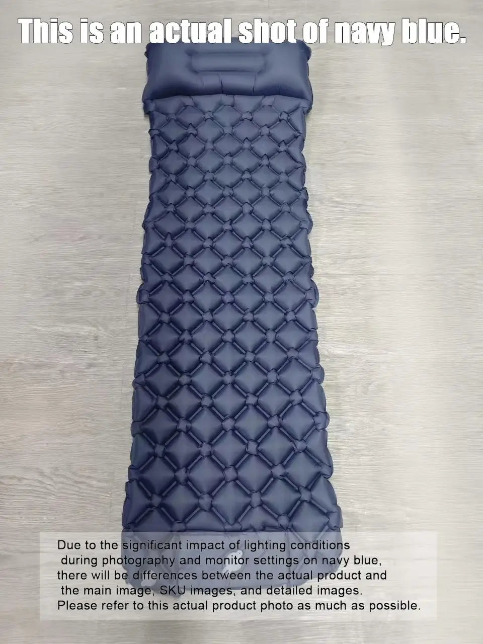 Camping Air Mattress with Built-in Pump - Ultralight Inflatable Sleeping Pad for Hiking Backpacking Travel Comfort