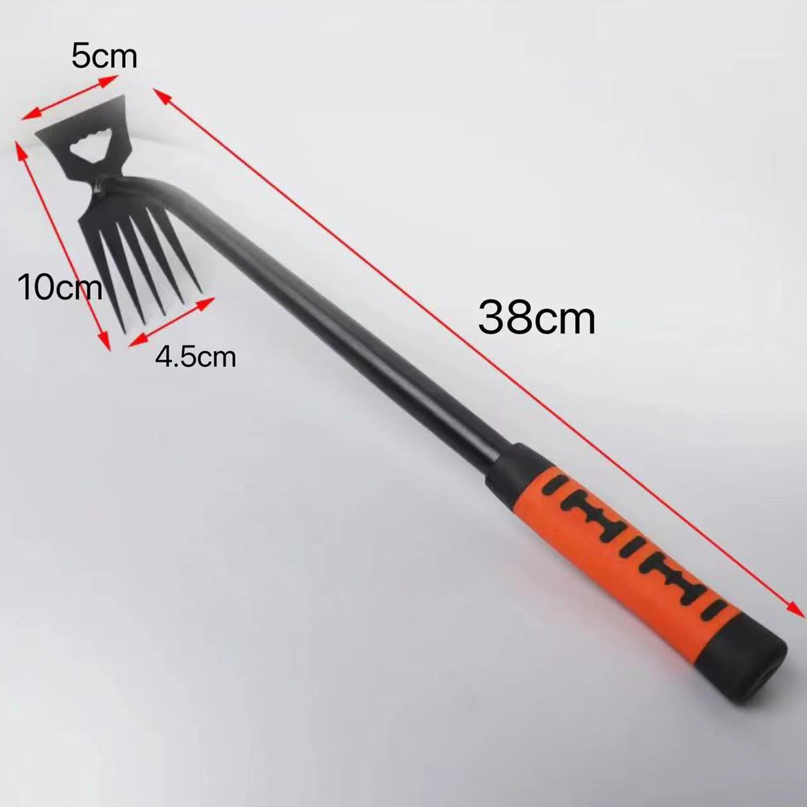 2-in-1 Metal Weed Cleaning Shovel & Garden Rake – Stainless Steel Tool