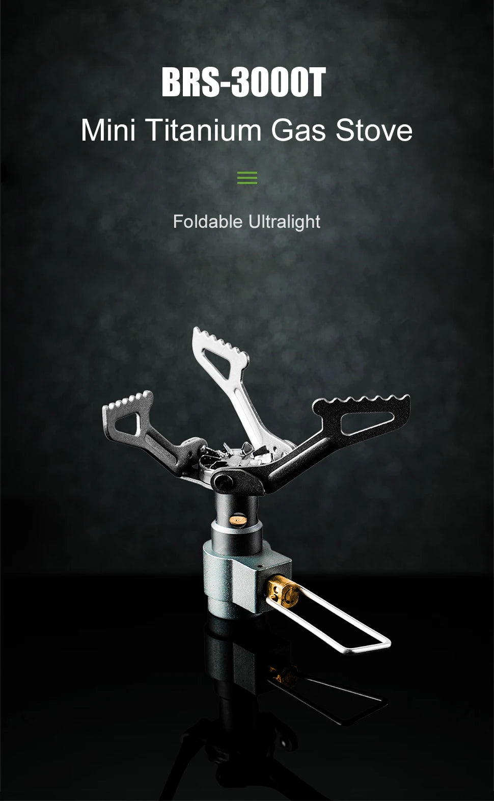 BRS Mini Titanium Camping Stove
