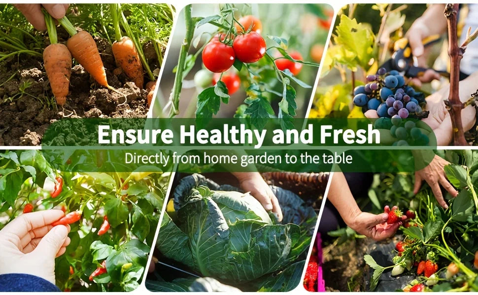 128G 8-Grid Grow Bag Raised Garden Bed