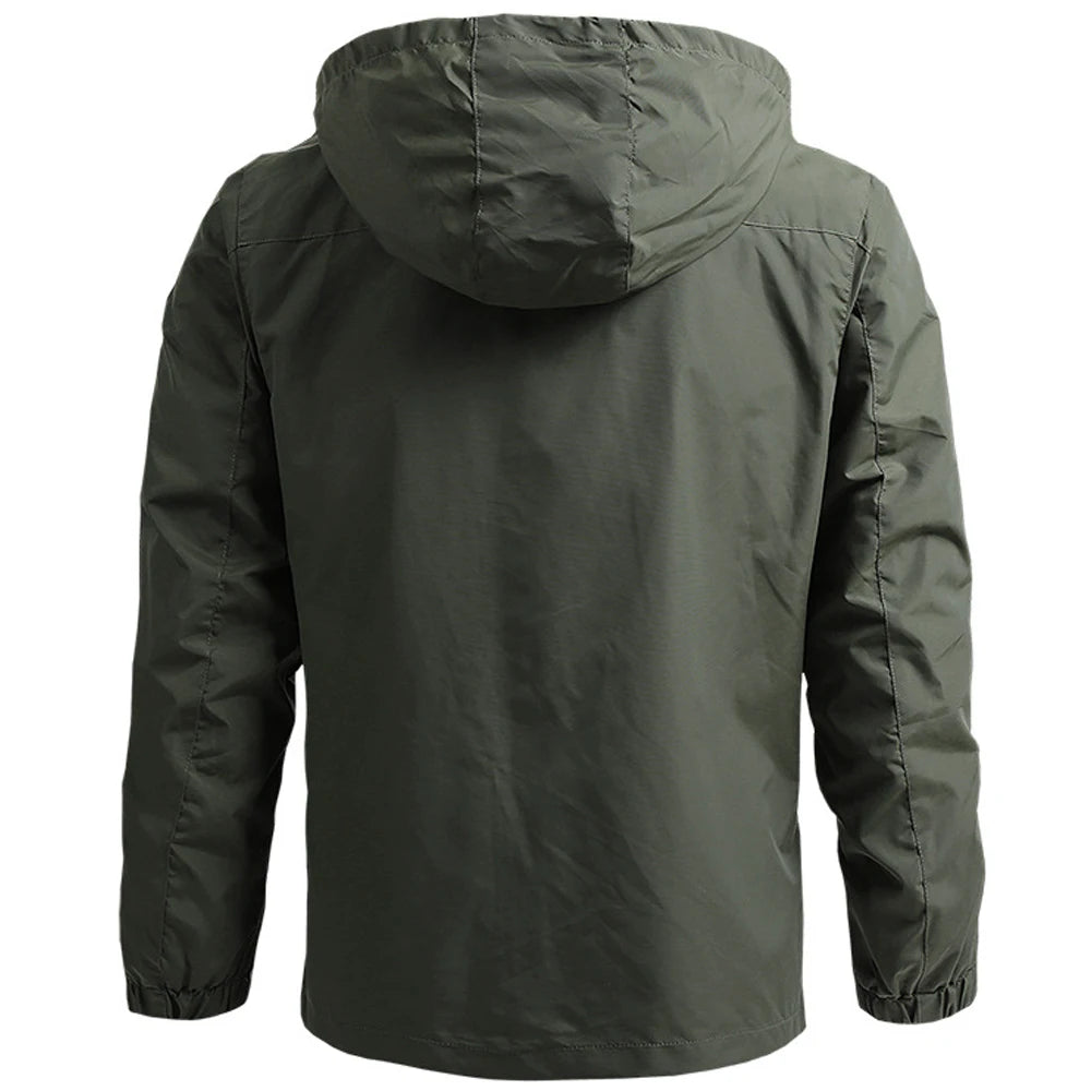 Men’s Tactical Waterproof Windbreaker