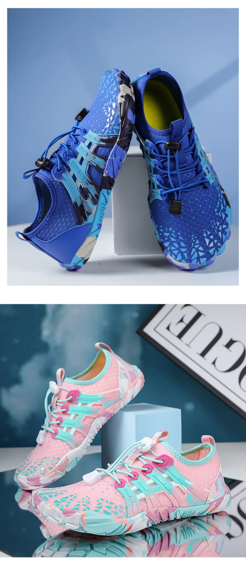 Five-Finger Aqua Shoes – Men & Women’s Water Sports & Hiking Shoes