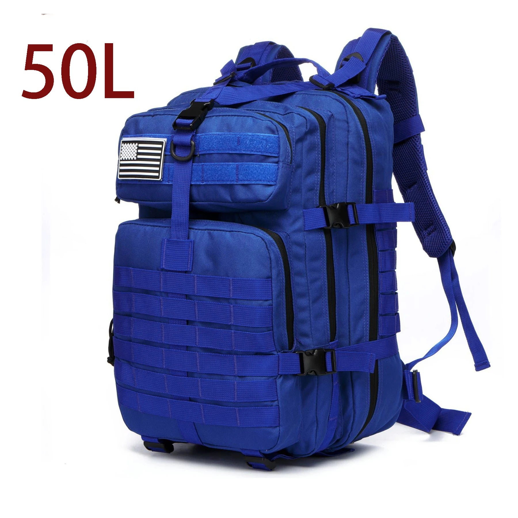 25L/50L Tactical Backpack – Waterproof Nylon Outdoor Hiking & Camping Rucksack