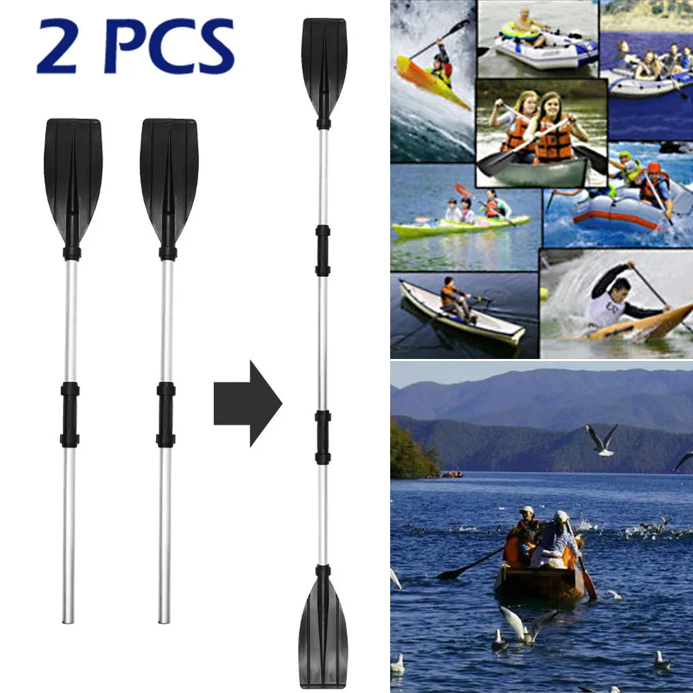 Adjustable Kayak Paddles – Heavy Duty Aluminum Alloy Oars (1 Pair)