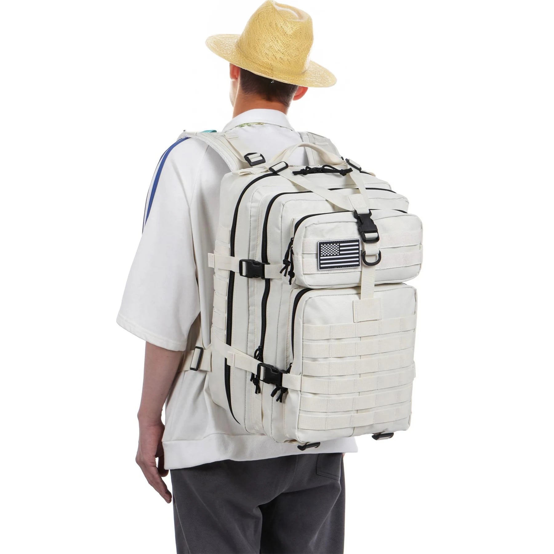 25L/50L Tactical Backpack – Waterproof Nylon Outdoor Hiking & Camping Rucksack