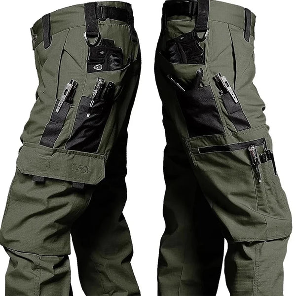 Men’s Tactical Work Pants – Waterproof Outdoor Cargo Trousers with Multi-Pockets