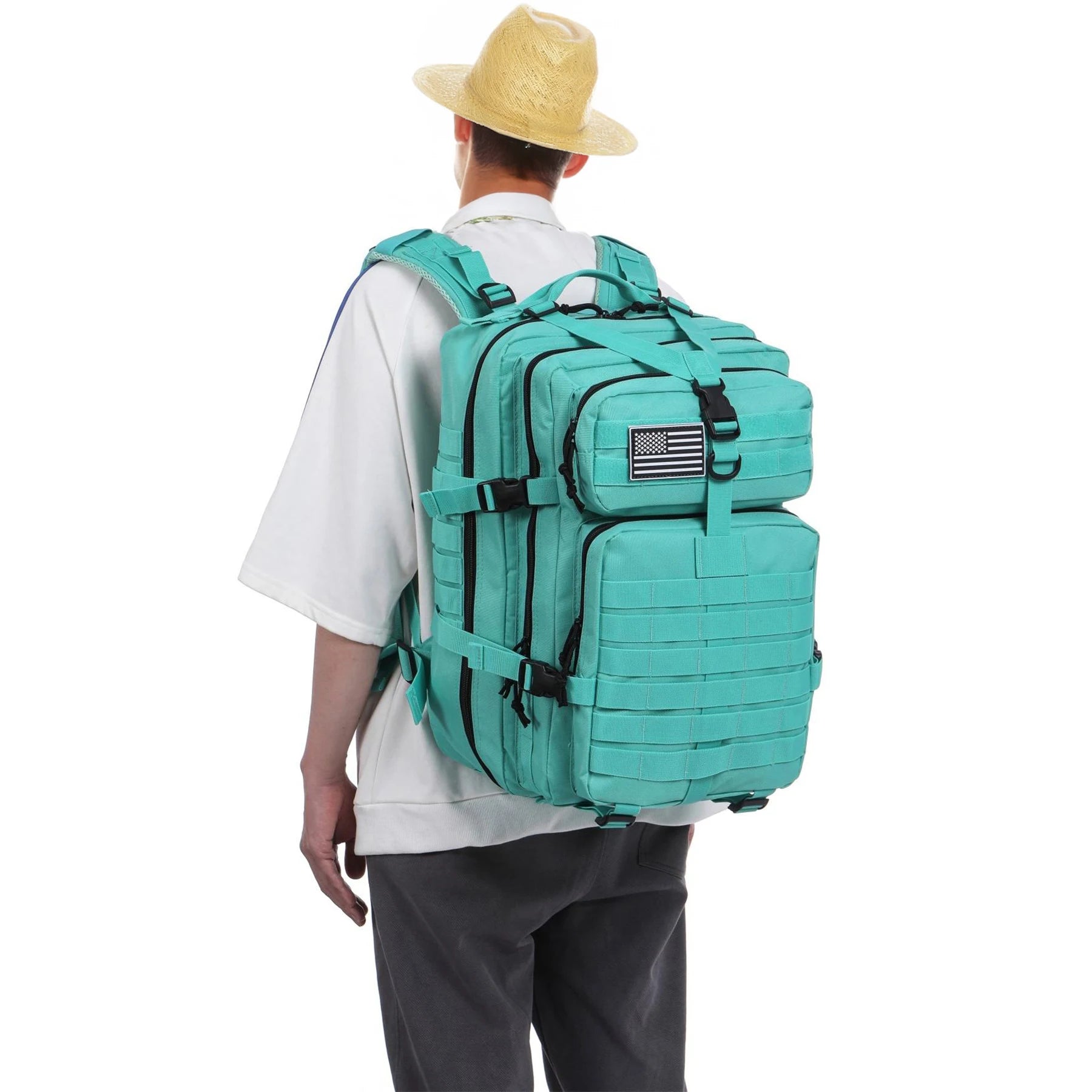 25L/50L Tactical Backpack – Waterproof Nylon Outdoor Hiking & Camping Rucksack