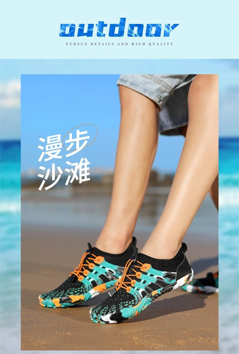 Five-Finger Aqua Shoes – Men & Women’s Water Sports & Hiking Shoes