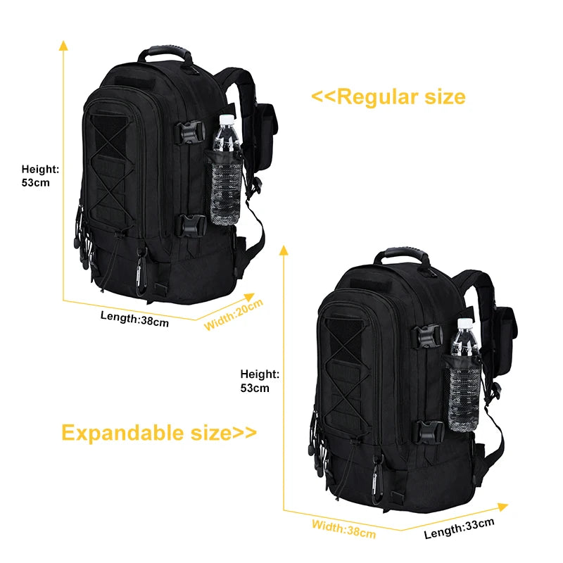 60L Military Tactical Backpack