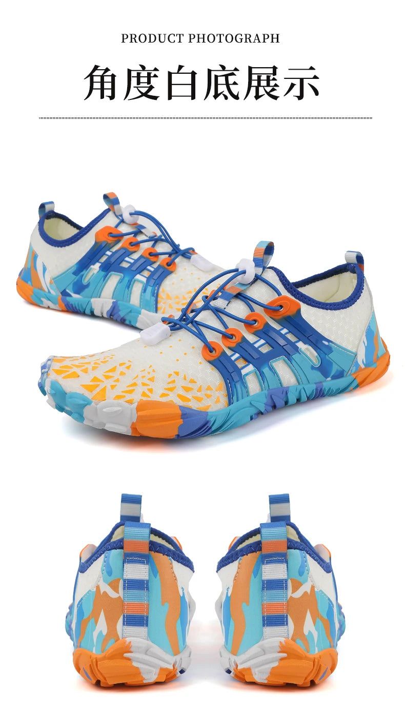 Five-Finger Aqua Shoes – Men & Women’s Water Sports & Hiking Shoes