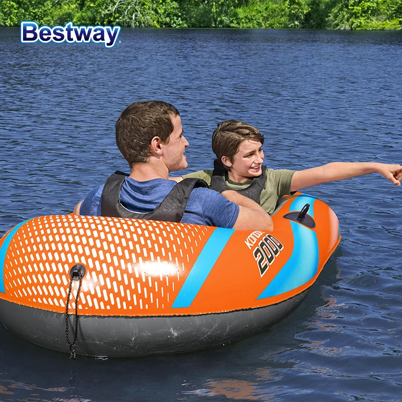 Bestway Inflatable Kayak – 1-3 Person Heavy Duty PVC Rafting Boat