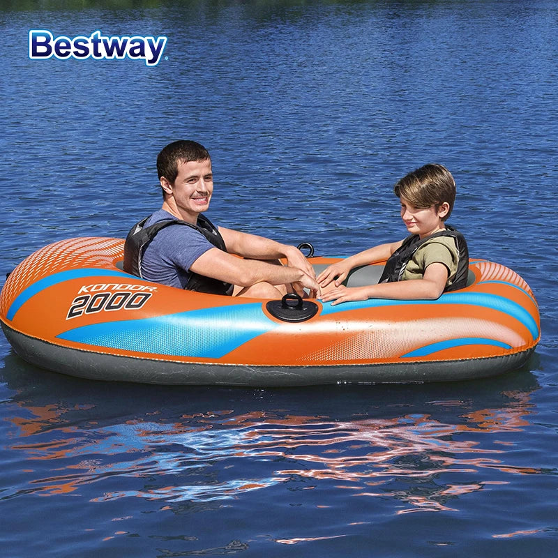 Bestway Inflatable Kayak – 1-3 Person Heavy Duty PVC Rafting Boat
