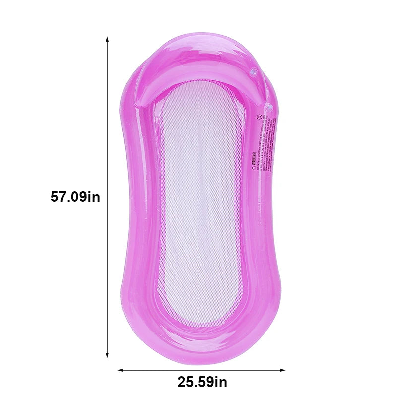 Rooxin Inflatable Water Hammock – Pool Float Bed & Beach Lounger Chair