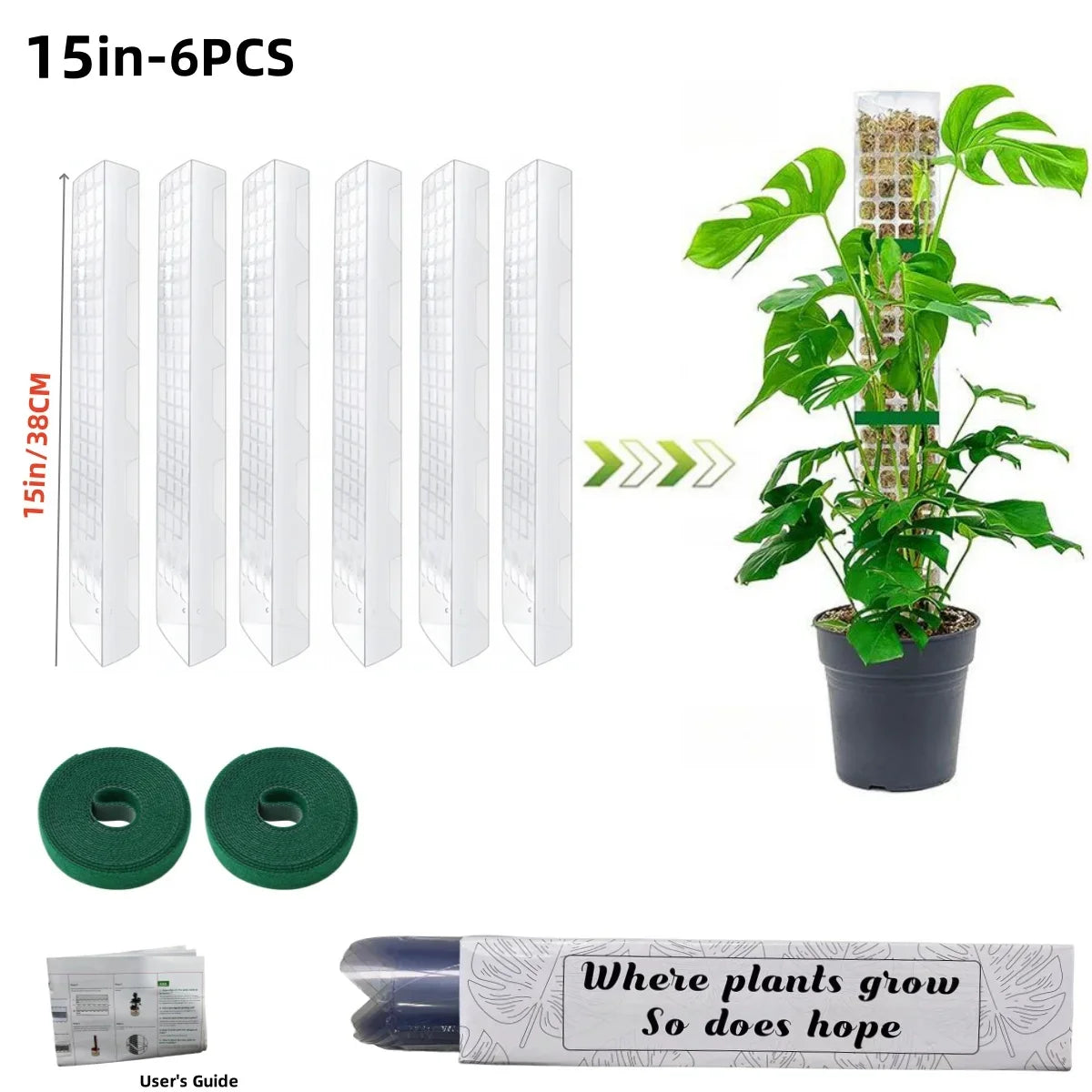 Indoor Moss Pole Plant Support