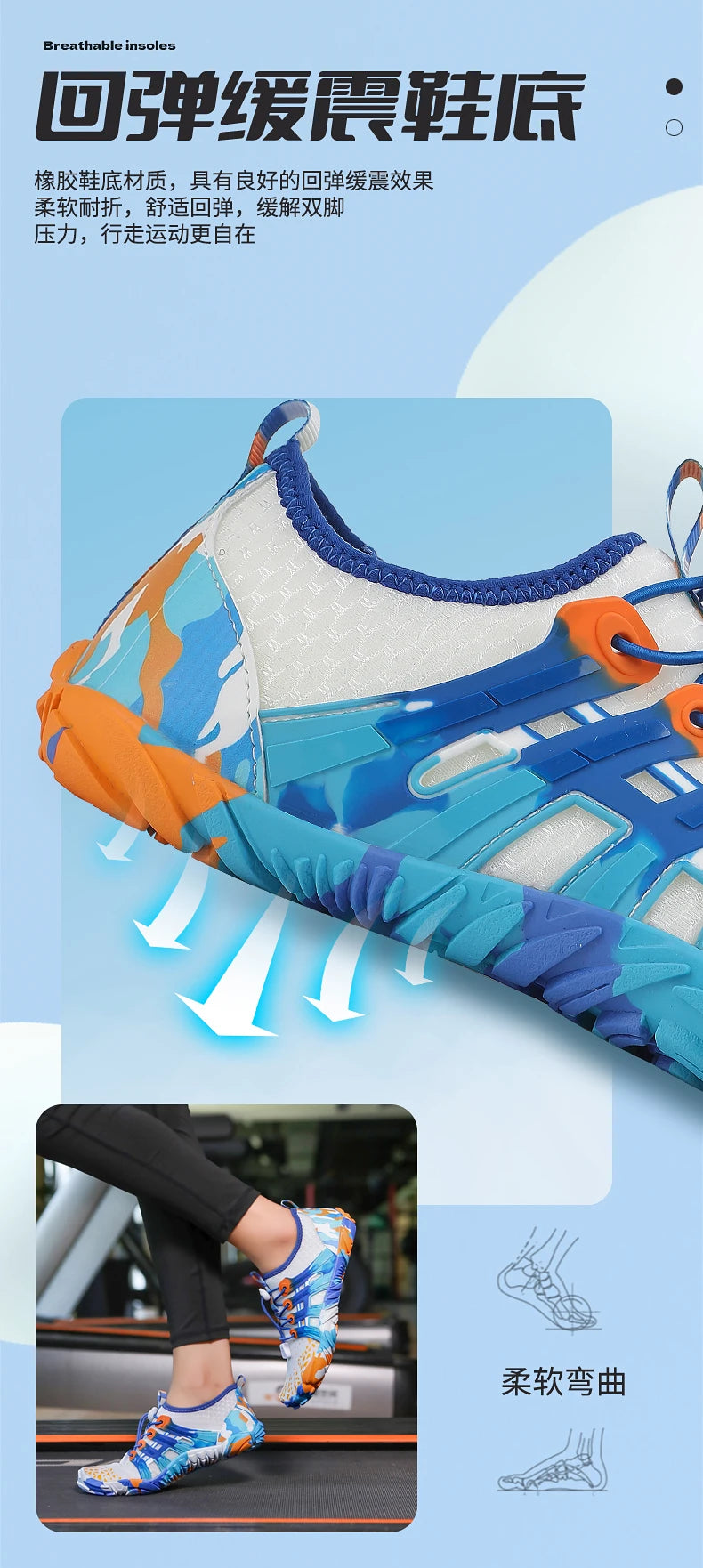 Five-Finger Aqua Shoes – Men & Women’s Water Sports & Hiking Shoes