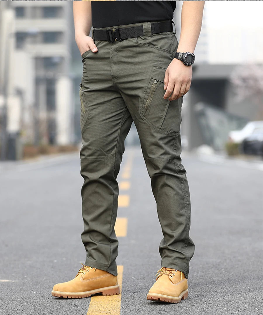 IX9 Tactical Pants – Men’s Multi-Pocket Outdoor Assault Cargo Trousers