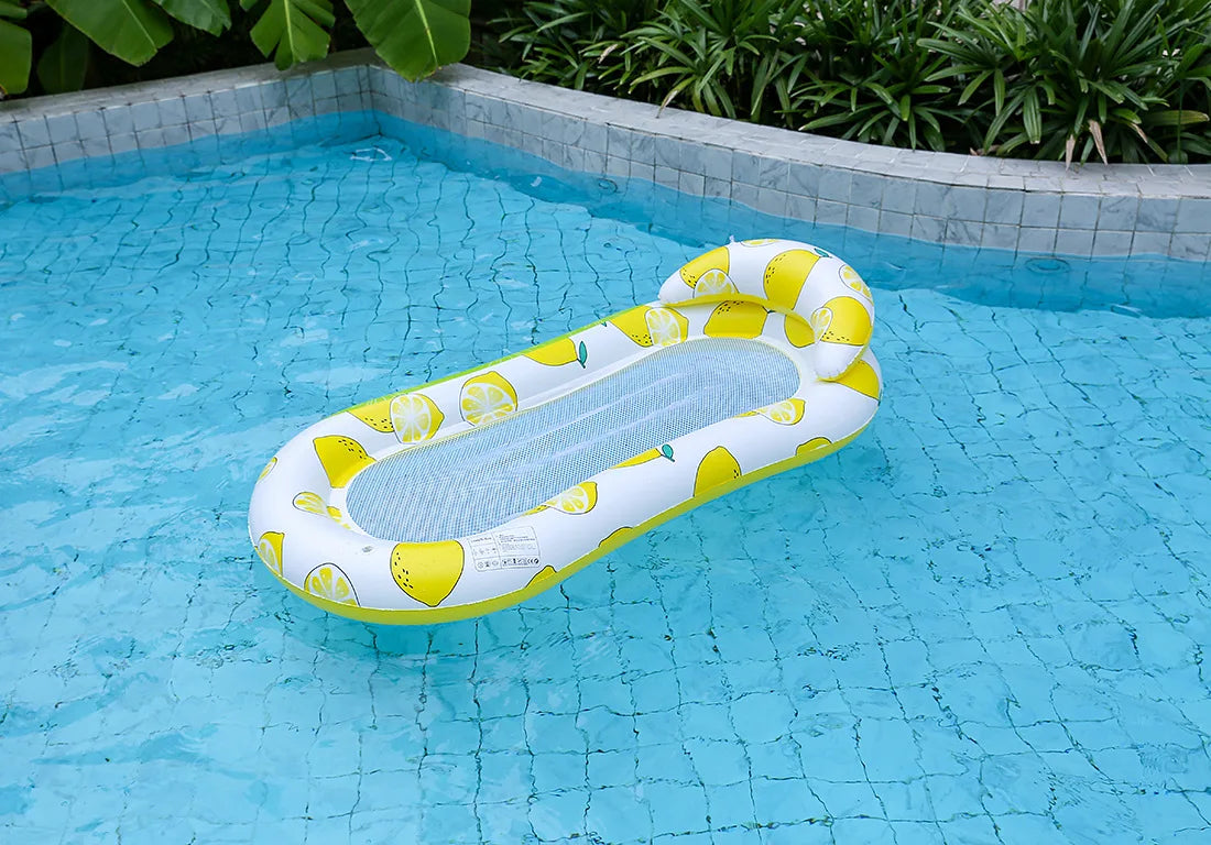 Rooxin Inflatable Water Hammock – Pool Float Bed & Beach Lounger Chair