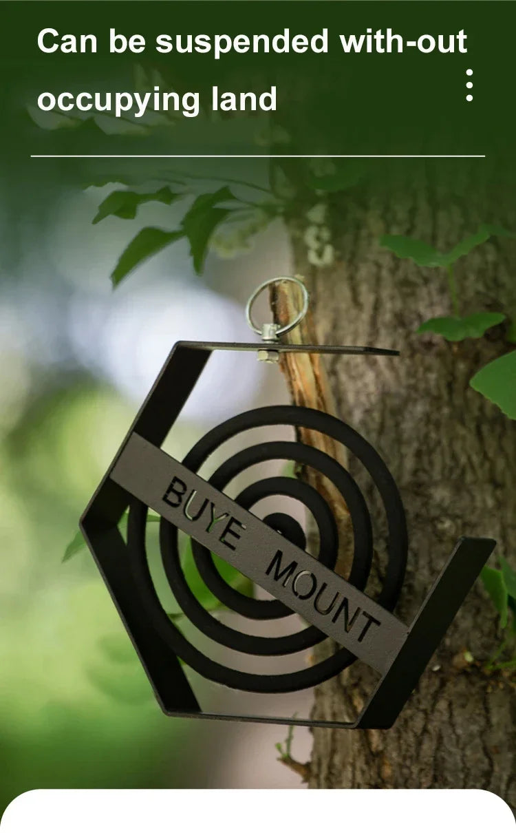 Outdoor Mosquito Coil Holder – Camping & Hiking Mosquito Coil Tray